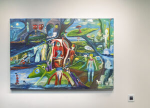 Helikopter Czarodzieja - obraz olejny